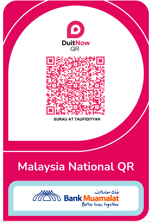 DuitNow QR rasmi Surau At-Taufiqiyyah untuk sumbangan